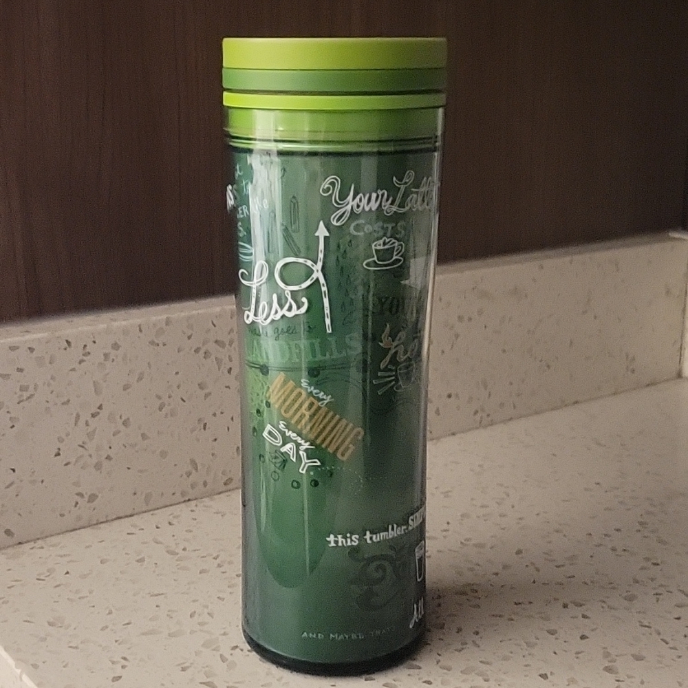 STARBUCKS Environmental 2009 Green Travel Mug Tumbler